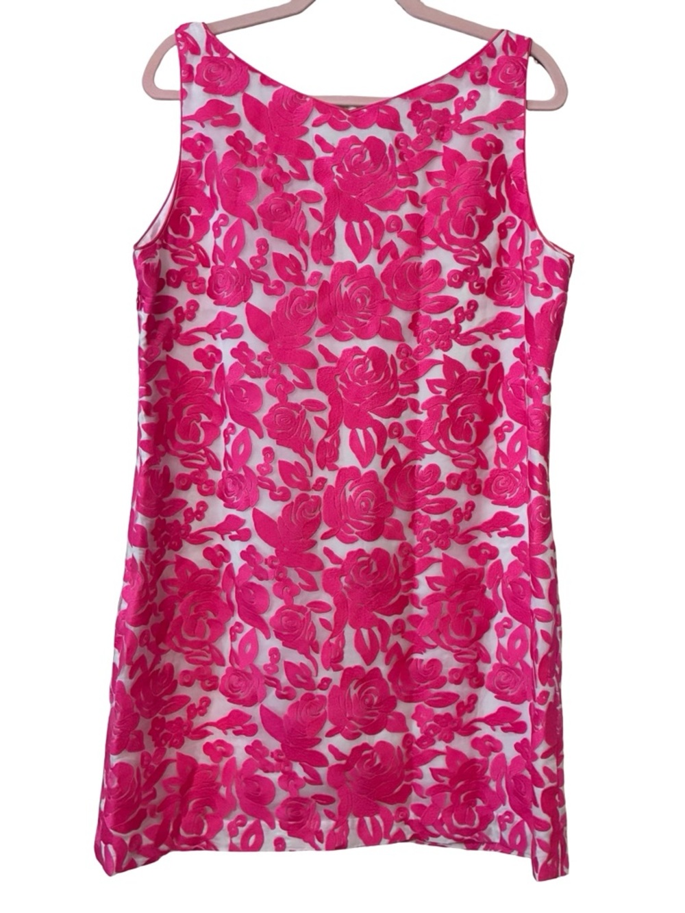 VINEYARD VINES Kentucky Derby “Run For The Roses,” Silk Dress, Size 14. - Picture 3 of 10